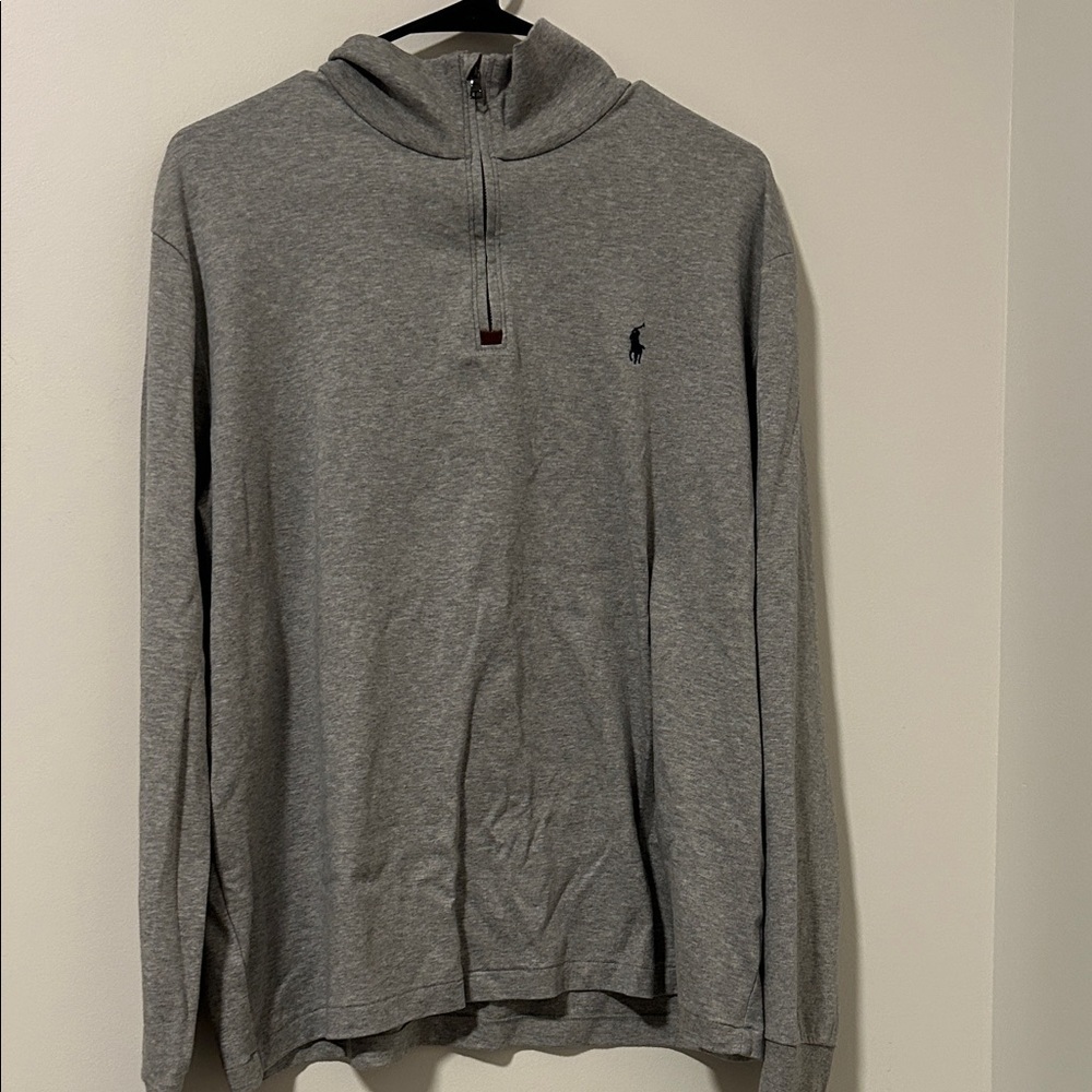 Men’s Polo Ralph Lauren Never Worn Gray Quarter Zip Lightweight Pullover